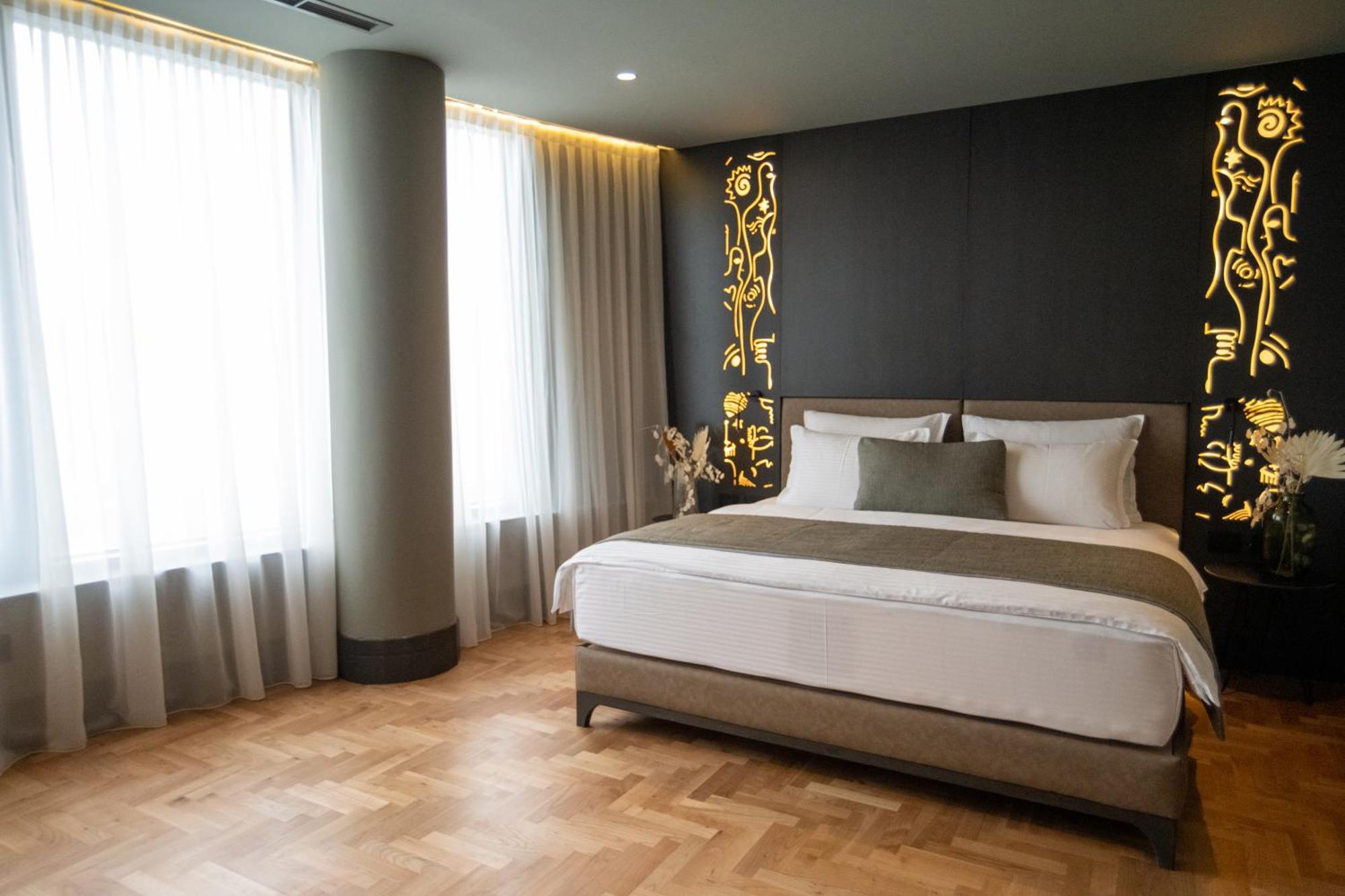Arka Art Hotel Kashari Exterior foto A bedroom at the hotel